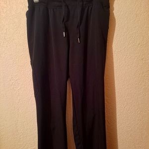 Black scrub pants